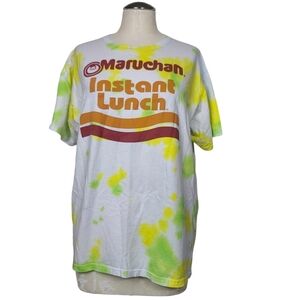Maruchan Instant Lunch Tie Dye Short Sleeve T Shirt L